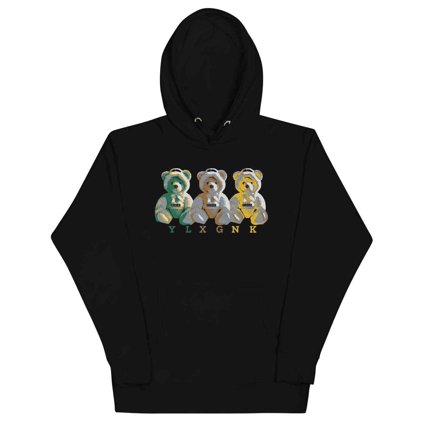 3REE Bear Unisex Hoodie mit Stickerei - 7262195_10779