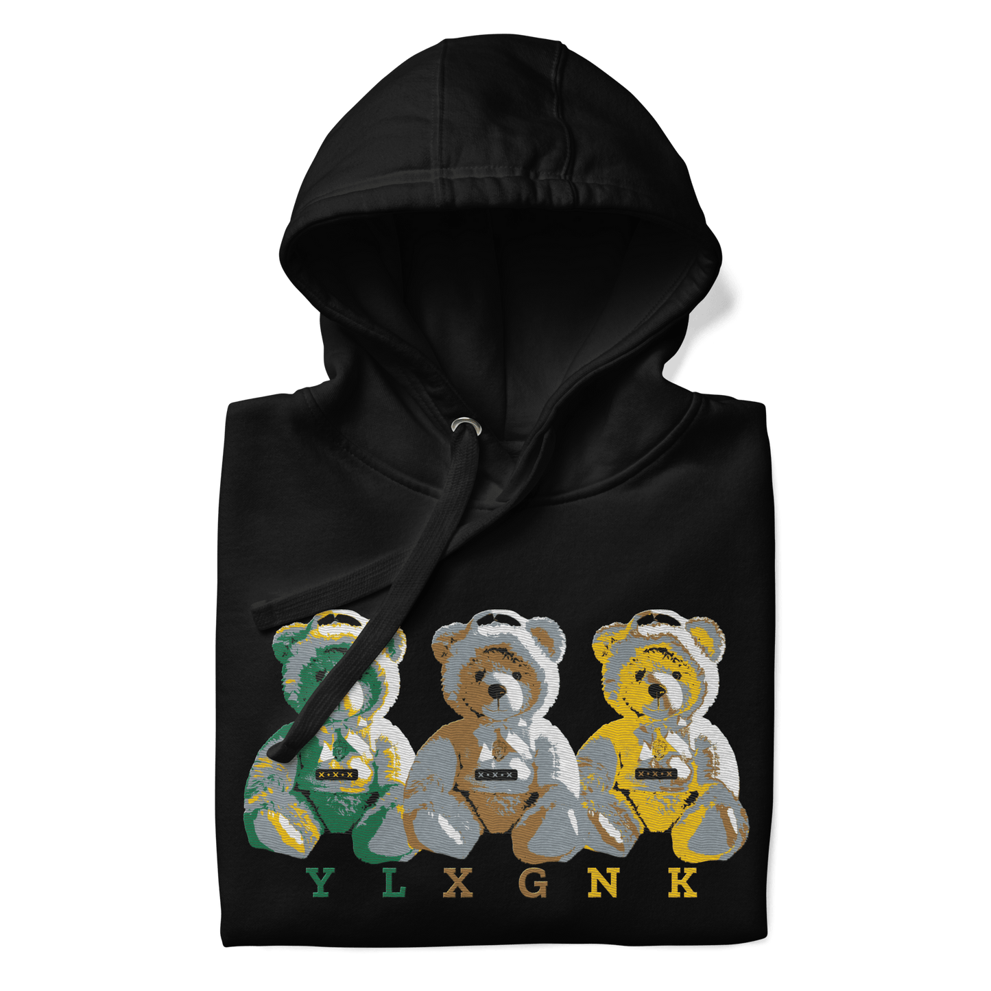 3REE Bear Unisex Hoodie mit Stickerei - 7262195_10779