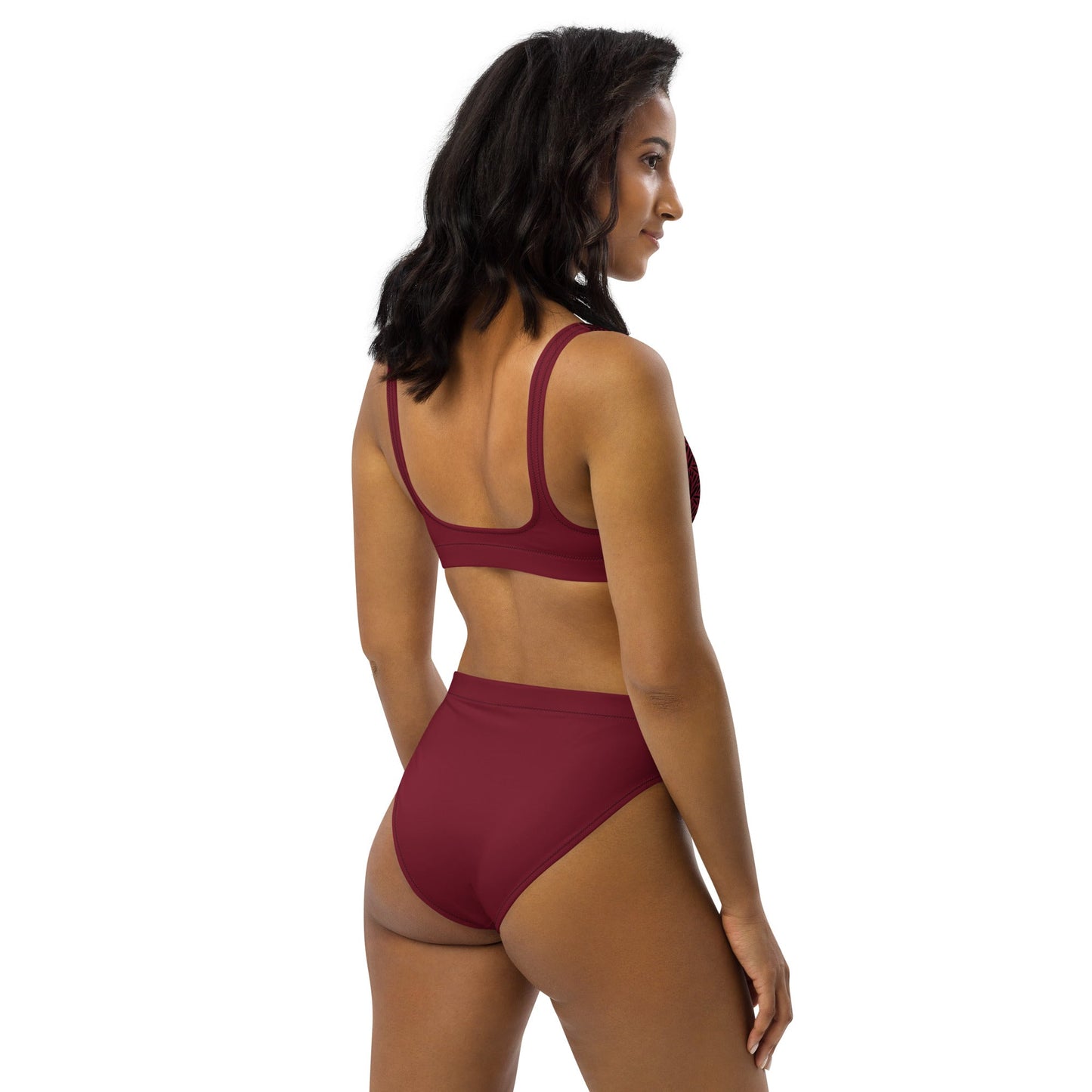 KNGXLY - High - Waisted Bikini – Eco - Friendly, Flattering Fit, Custom Design - 4887725_12028