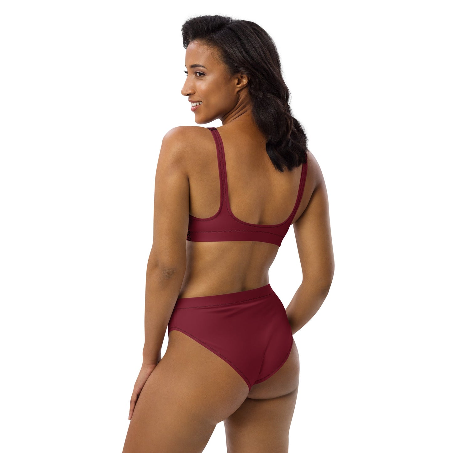 KNGXLY - High - Waisted Bikini – Eco - Friendly, Flattering Fit, Custom Design - 4887725_12028
