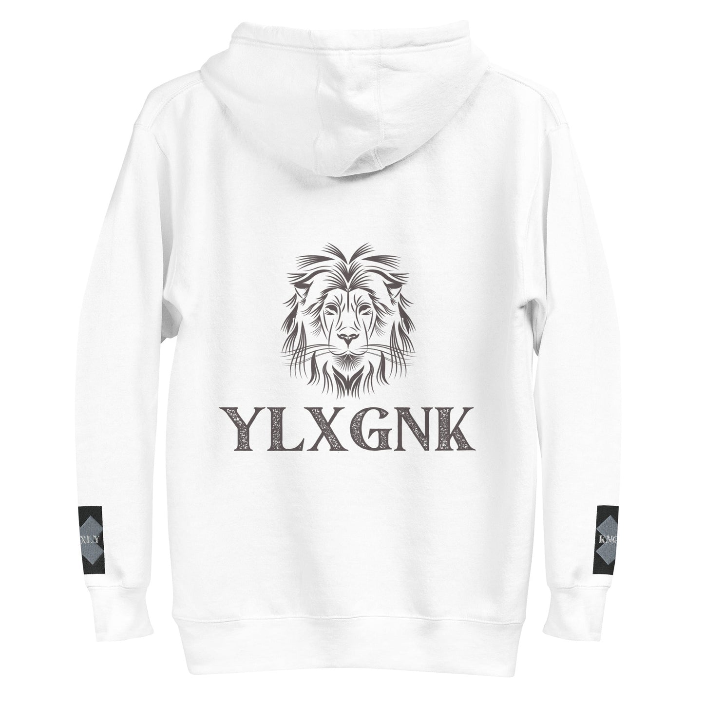 KNGXLY - Krone - Stickerei - Unisex Hoodie - Löwen - Logo - 1588634_10784