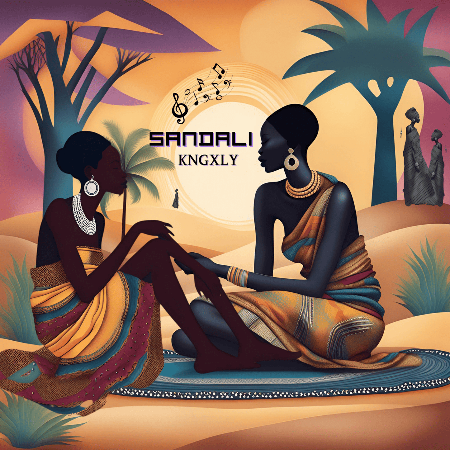 Sandali von KNGXLY – Afrobeats - Amapiano Single - Digital Download -