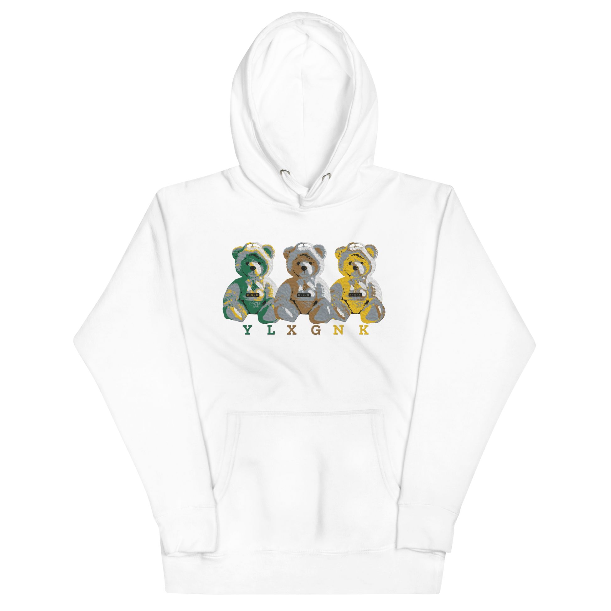 3REE Bear Unisex Hoodie mit Stickerei - 7262195_10779