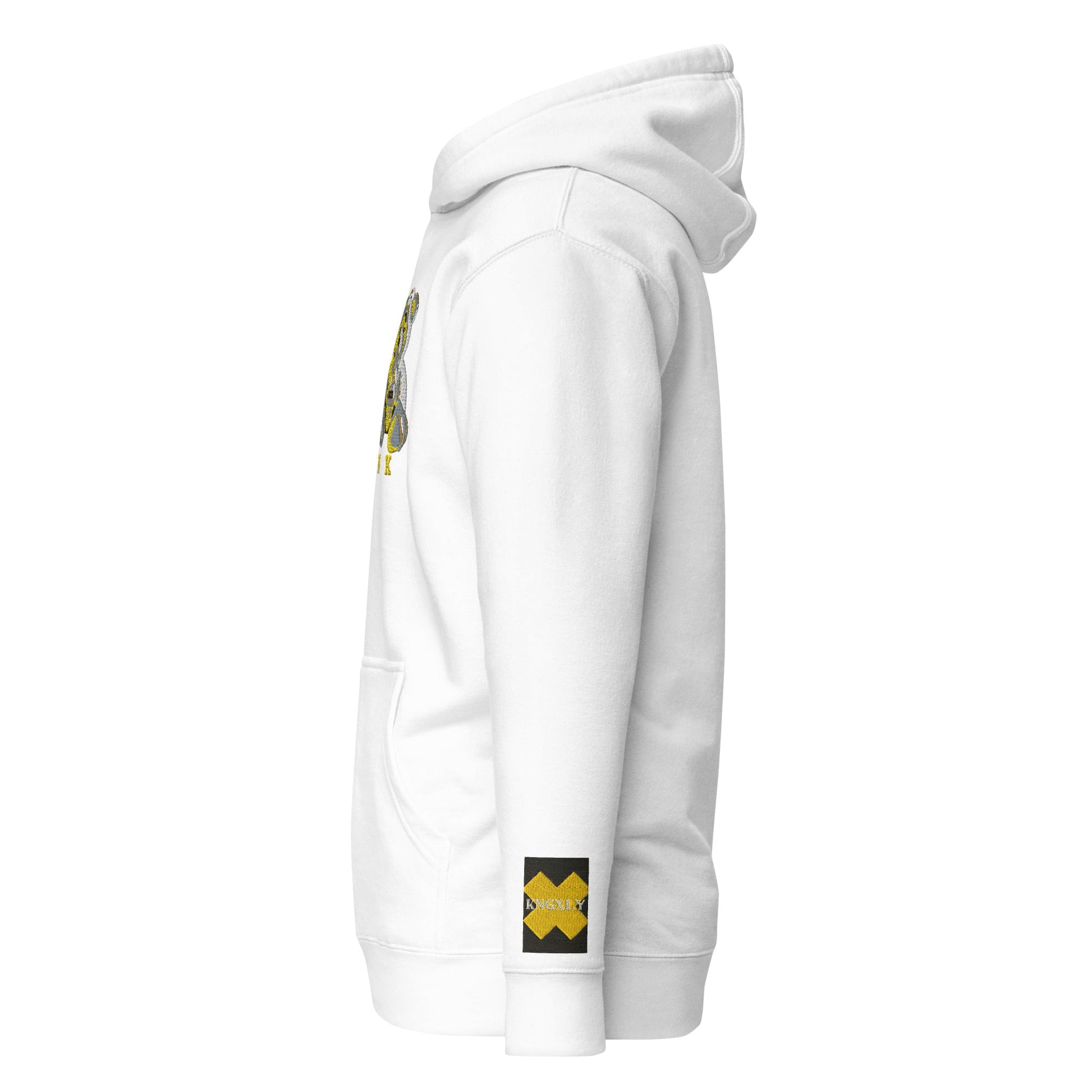 3REE Bear Unisex Hoodie mit Stickerei am Ärmel - 8540746_10774