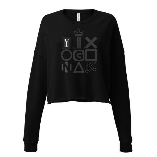 Damen Grafik Crop Sweatshirt – YLXGNK | Bella + Canvas 7503 - Women's Crop Sweatshirt - 9288382_9627