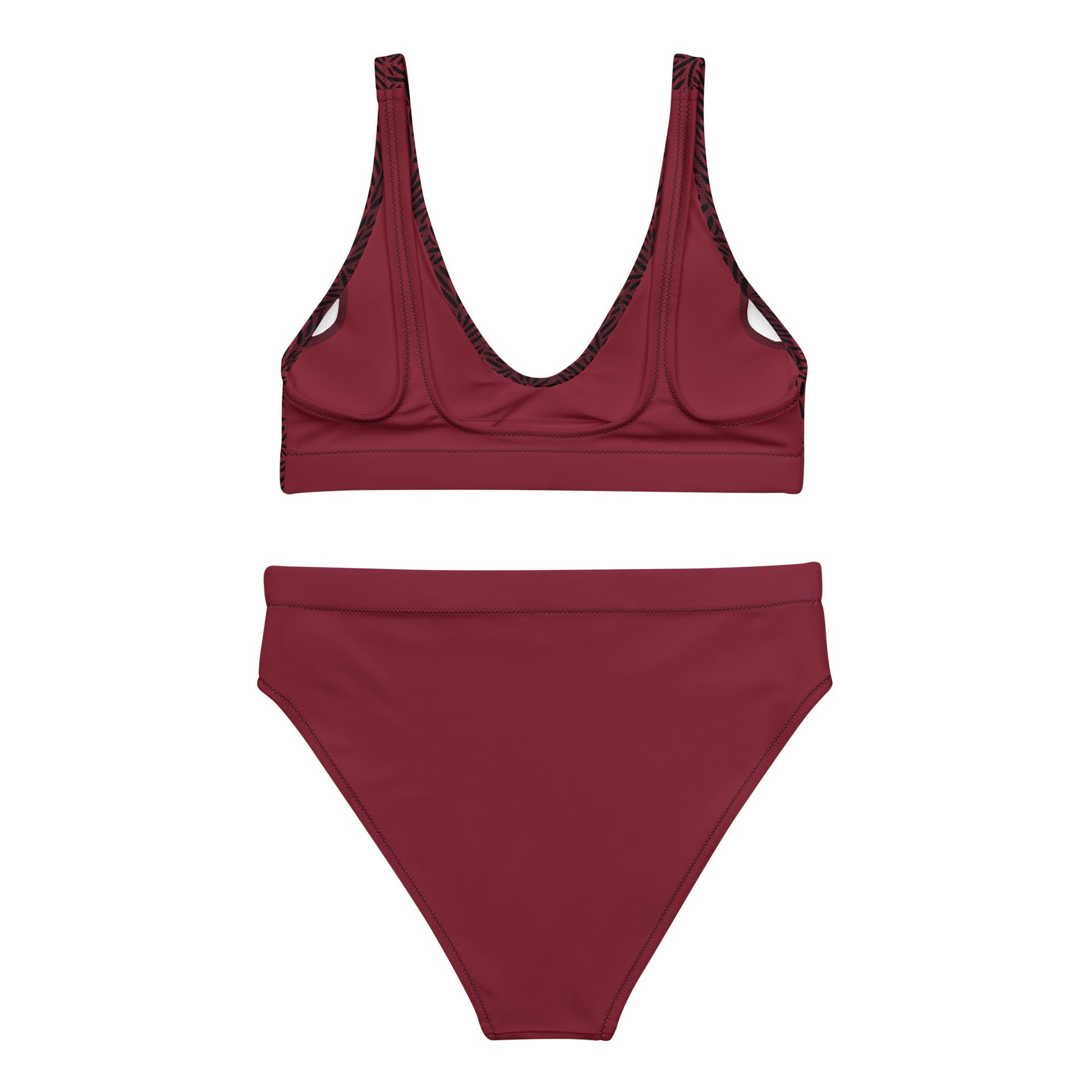 KNGXLY - High - Waisted Bikini – Eco - Friendly, Flattering Fit, Custom Design - 4887725_12028