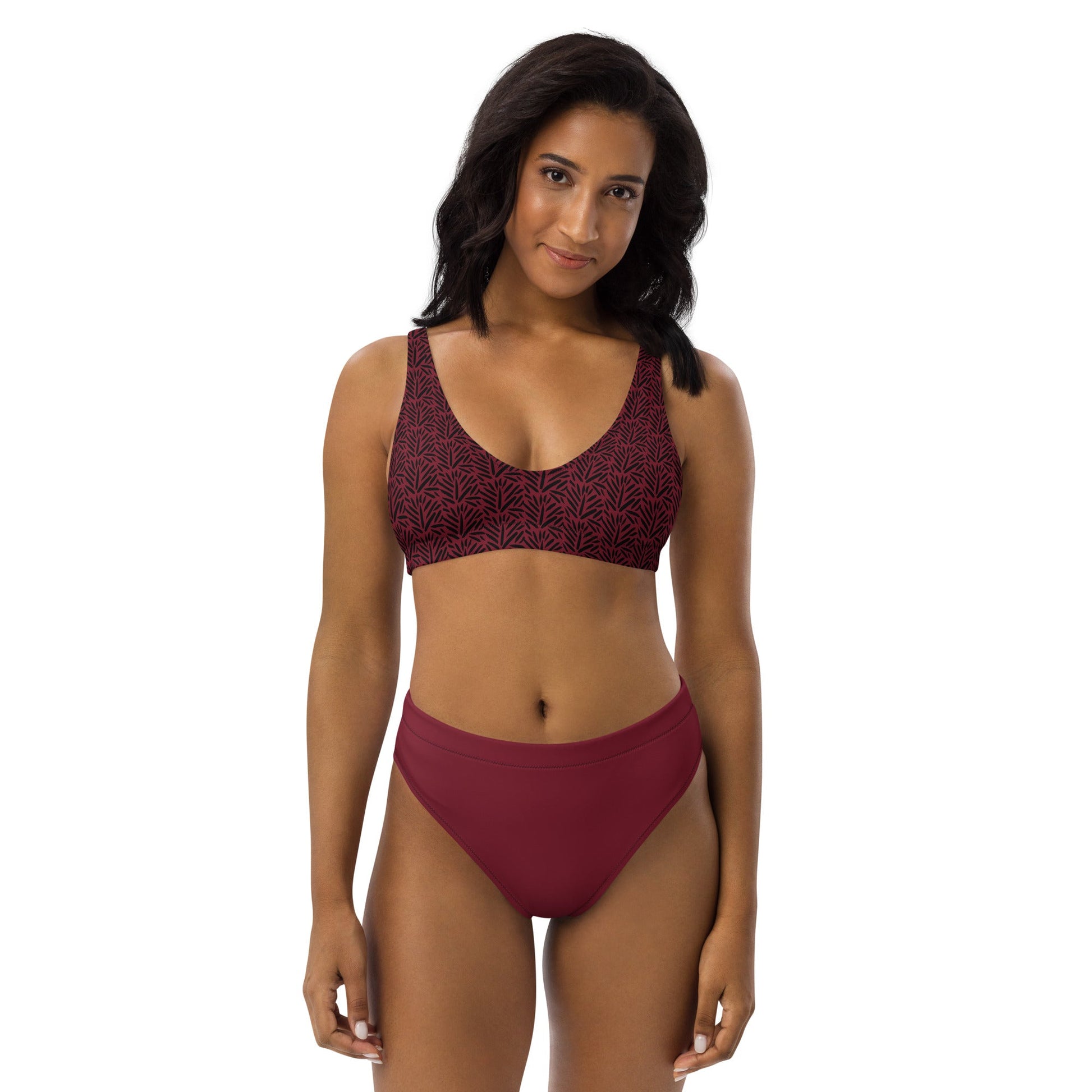 KNGXLY - High - Waisted Bikini – Eco - Friendly, Flattering Fit, Custom Design - 4887725_12028