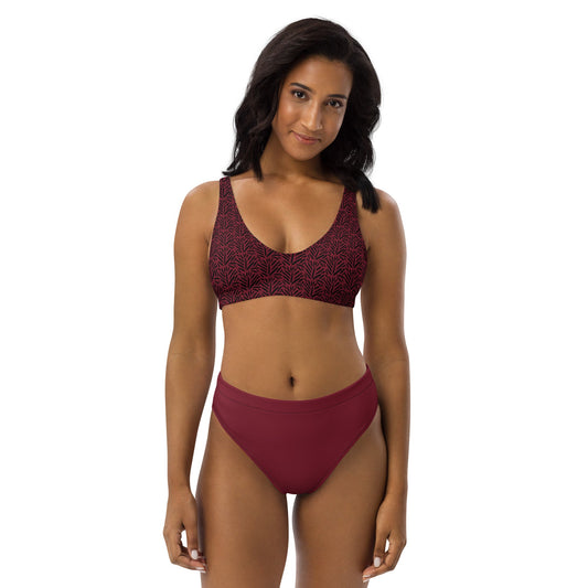 KNGXLY - High - Waisted Bikini – Eco - Friendly, Flattering Fit, Custom Design - 4887725_12028