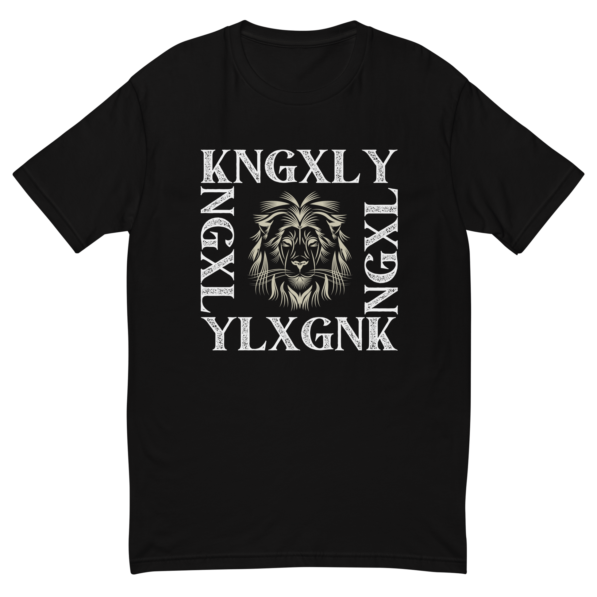 KNGXLY Ultimate Kurzarm - T-Shirt – Auffälliger Löwenkopf & Logo - Print - T-shirt - 9138146_4865