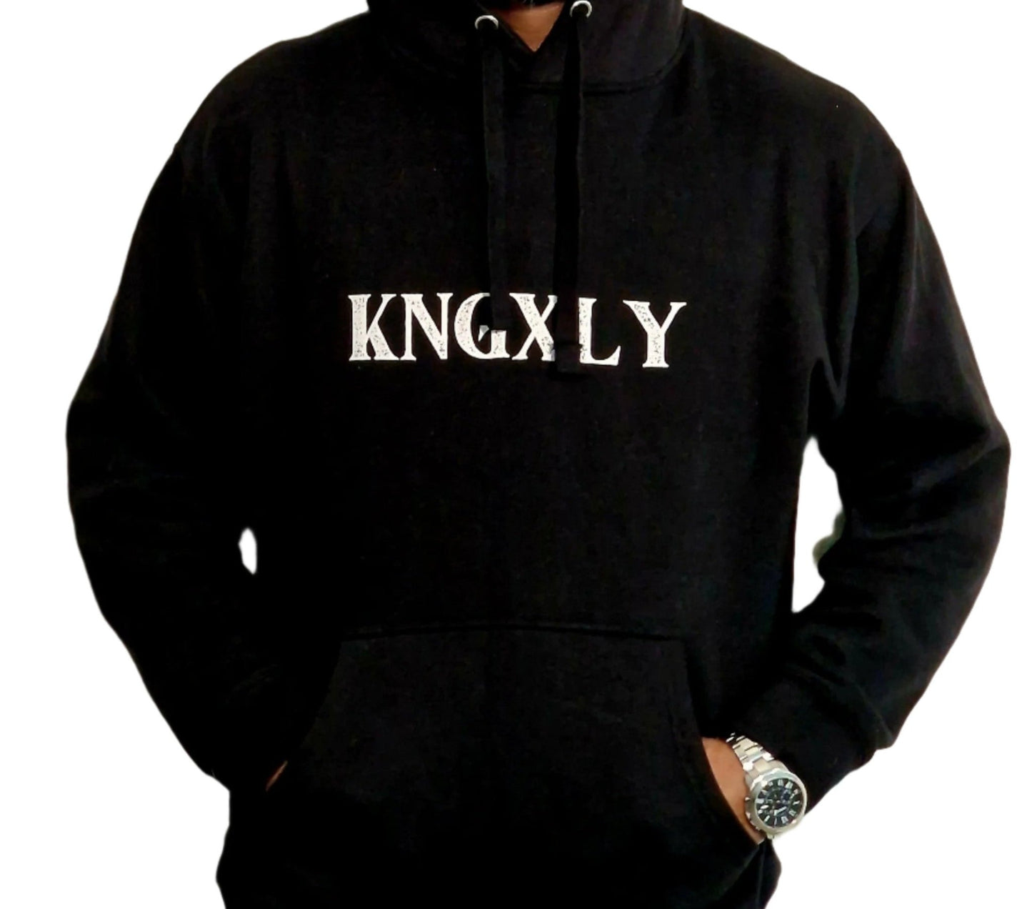 KNGXLY Unisex Hoodie – Auffälliges Löwenkopf - Rückenprint - 5004906_13911
