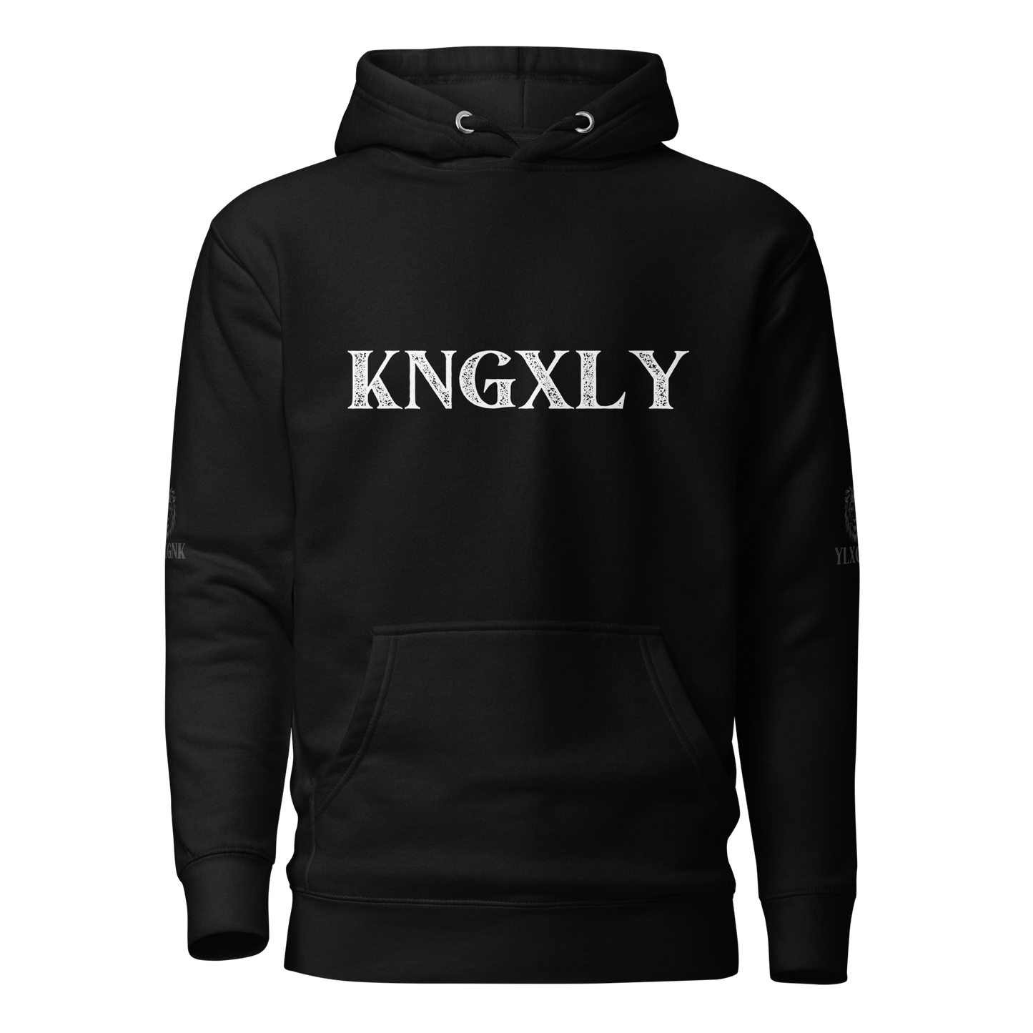 KNGXLY Unisex Hoodie – Auffälliges Löwenkopf - Rückenprint - 5004906_10779