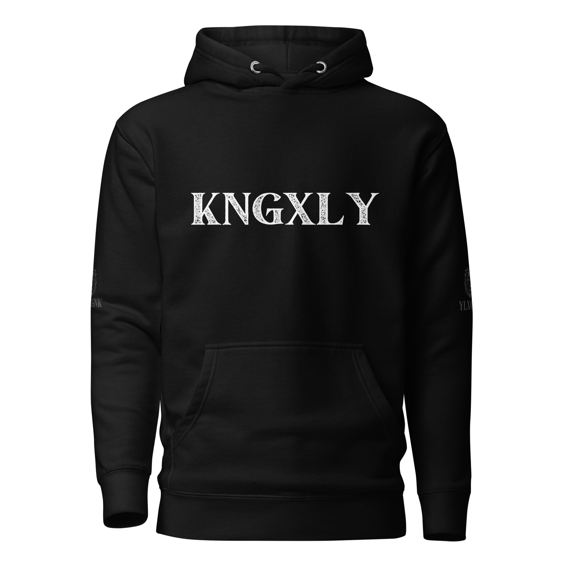 KNGXLY Unisex Hoodie – Auffälliges Löwenkopf - Rückenprint - 5004906_10779