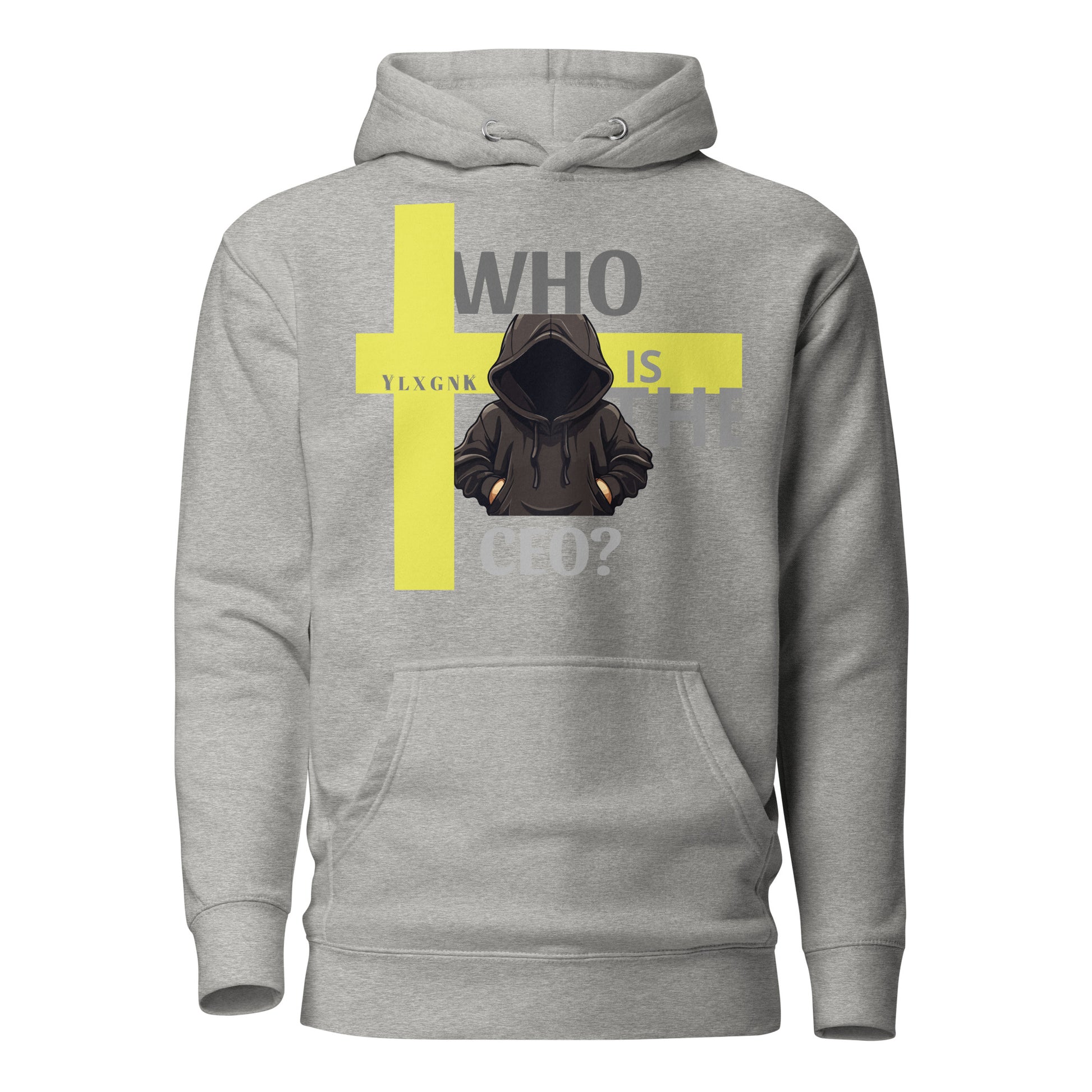 Who is the CEO merch Hoodies-carbon-grey-front- by YLXGNK