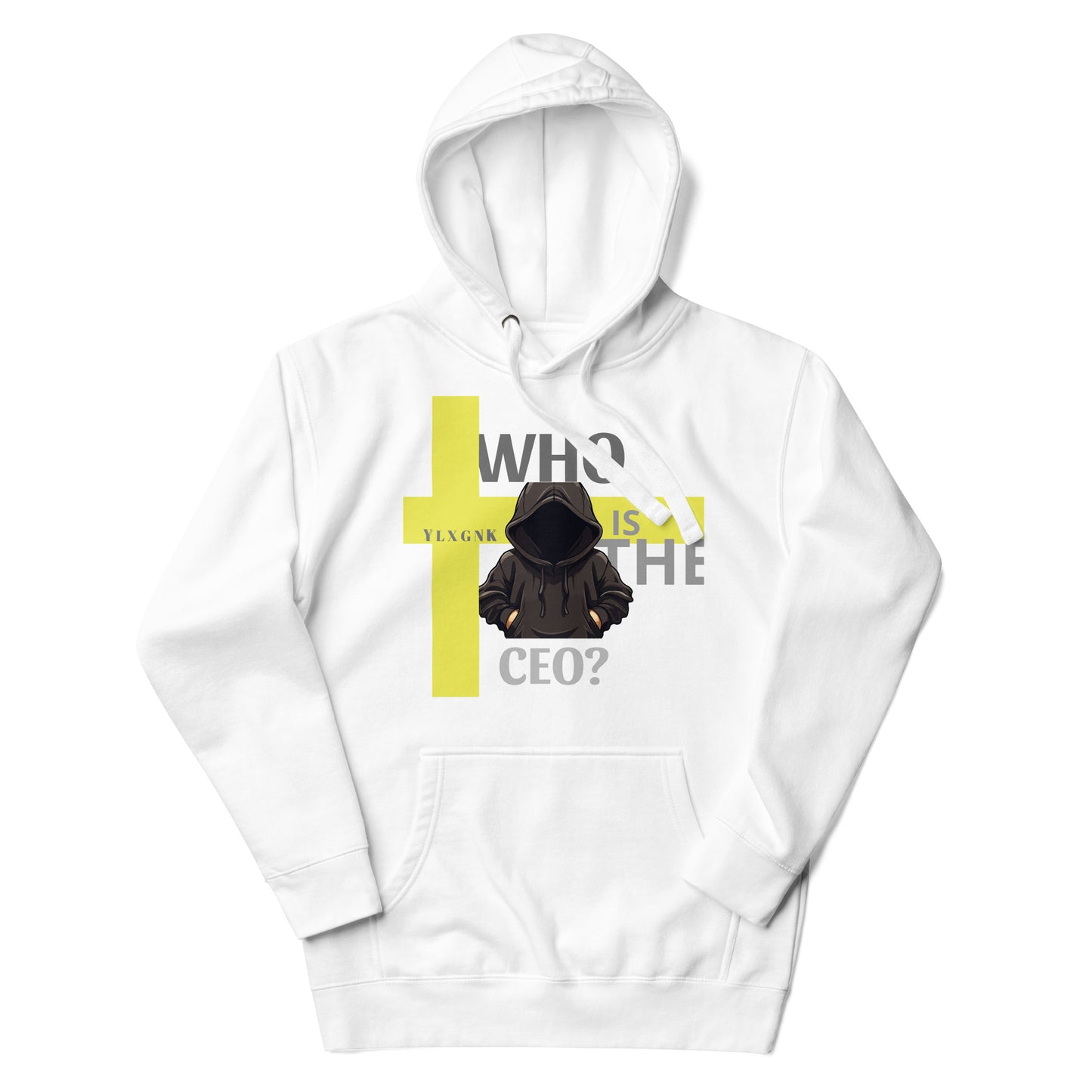 Who is the CEO merch Hoodies-sky-white- by YLXGNK